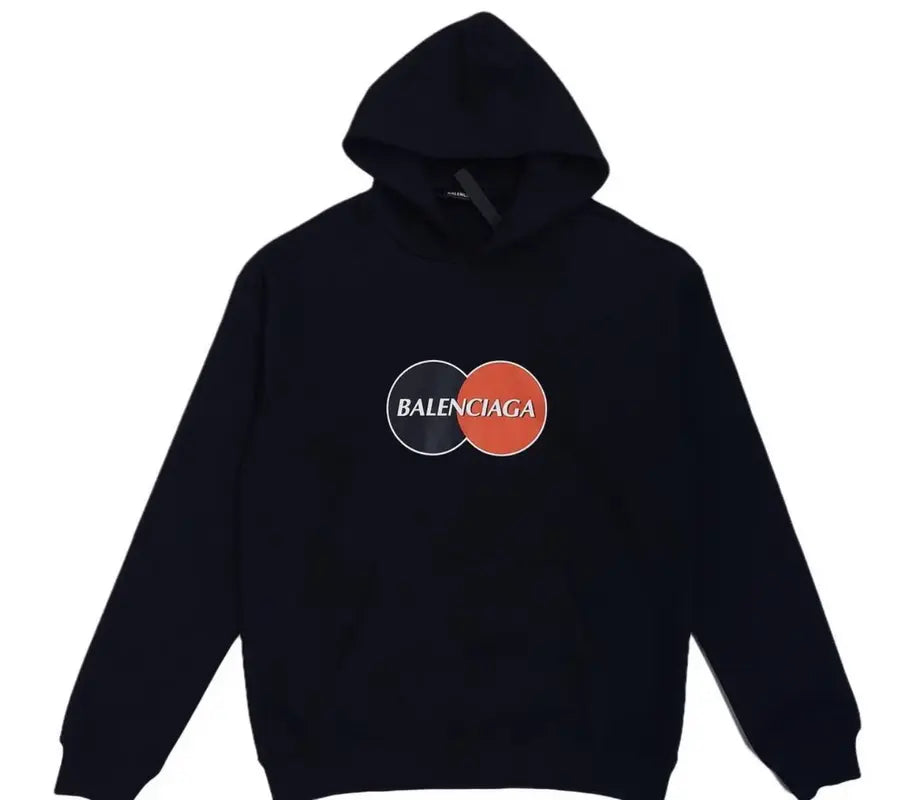 balenciaga black circle crewneck