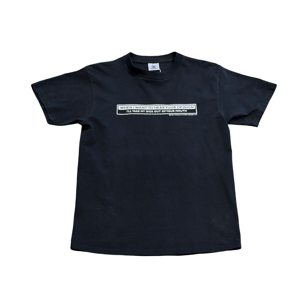 Vintage Brooklyn T-Shirt Factory Tee Black