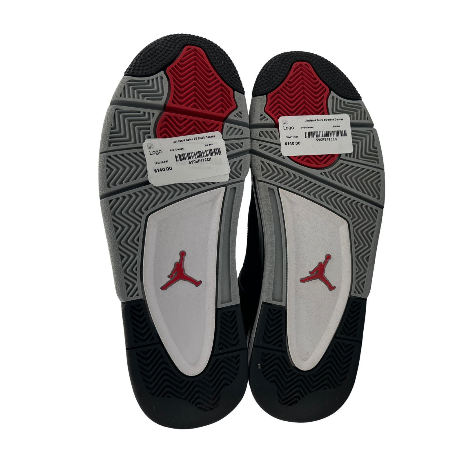 Jordan 4 Retro SE Black Canvas