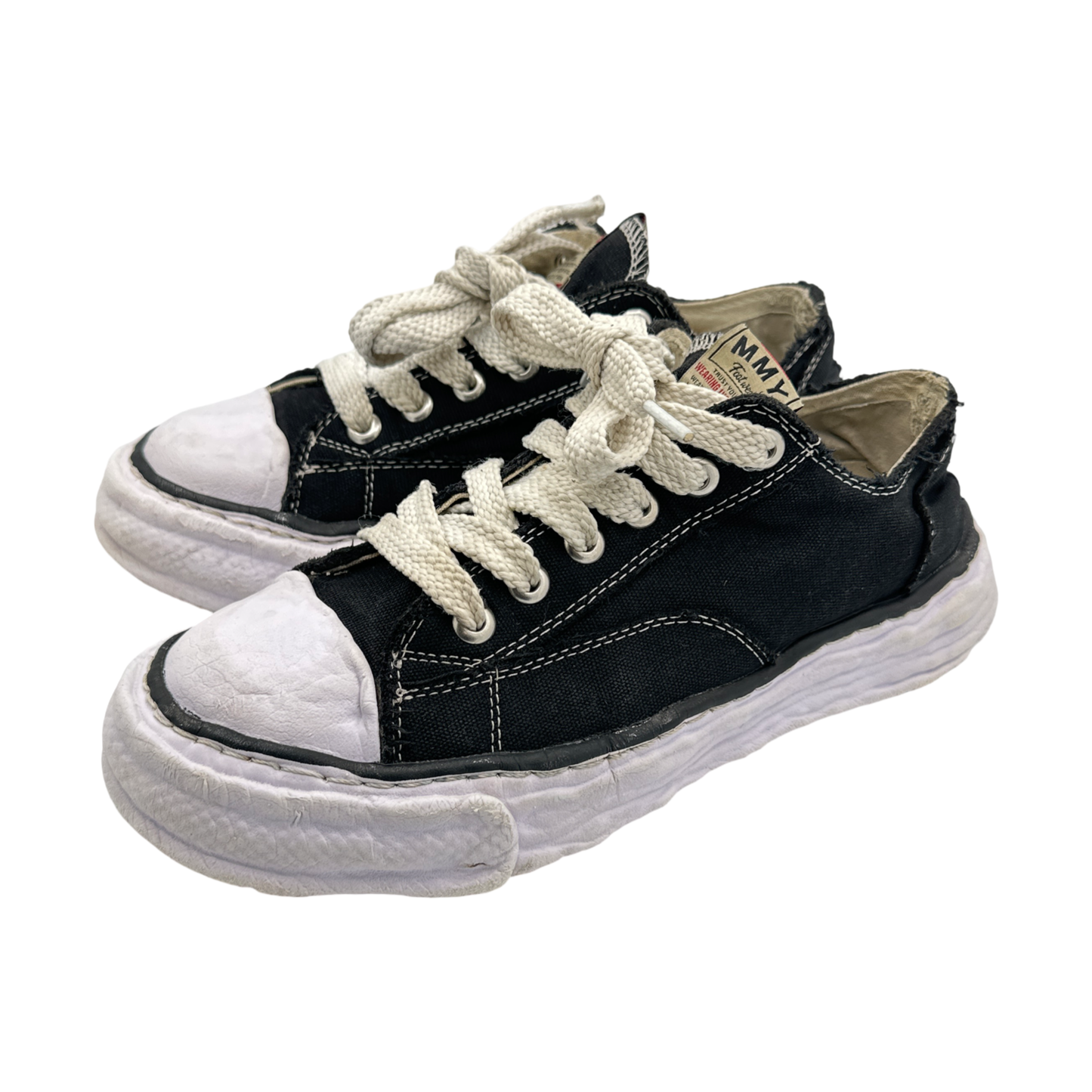 Maison Mihara Yasuhiro Peterson OG Sole Canvas Low Black