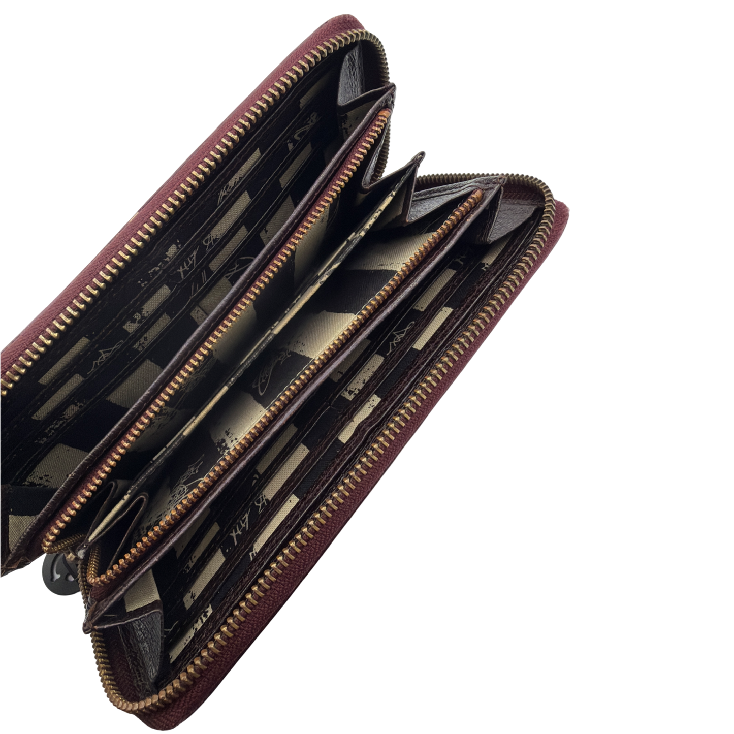 Vivienne Westwood Big Logo Brown Long Wallet