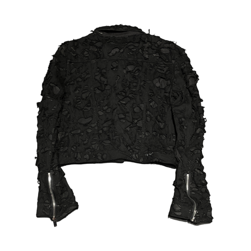 Eric Creer Black Distressed Jacket