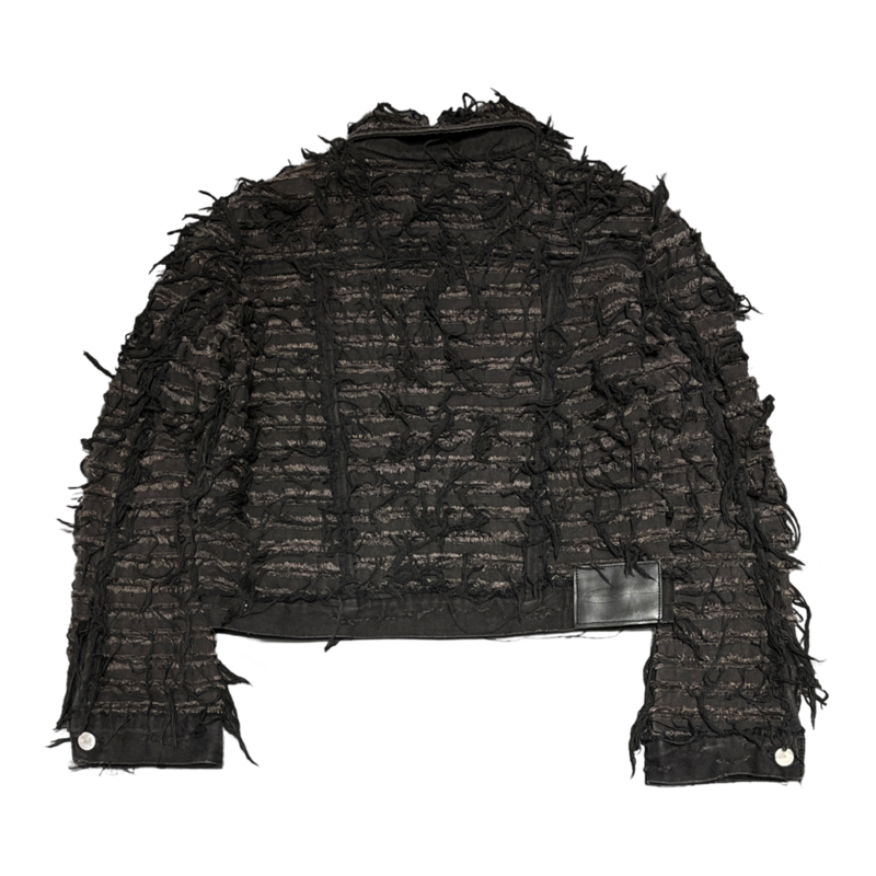 Eric Creer Distressed Striped Jacket