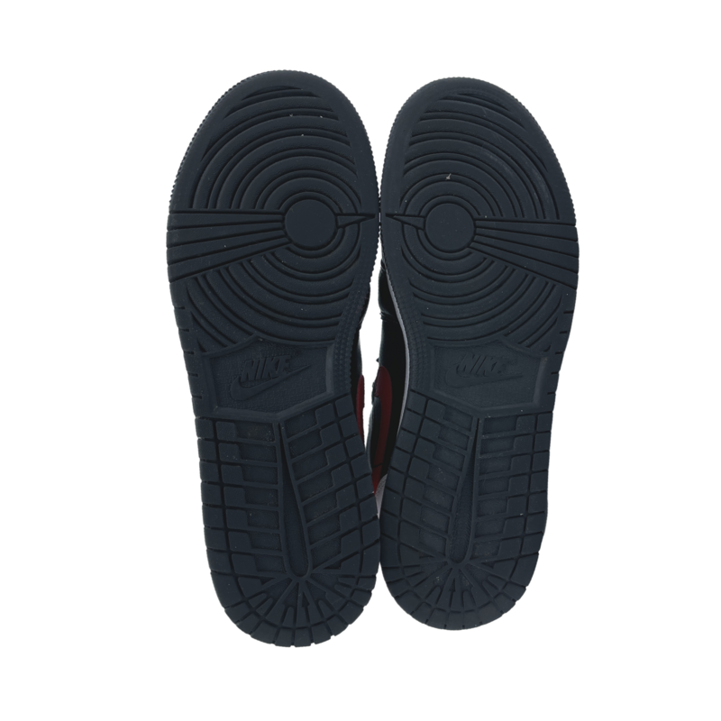 Jordan 1 Mid White Black Chile Red (GS) - Classic Style for Kids