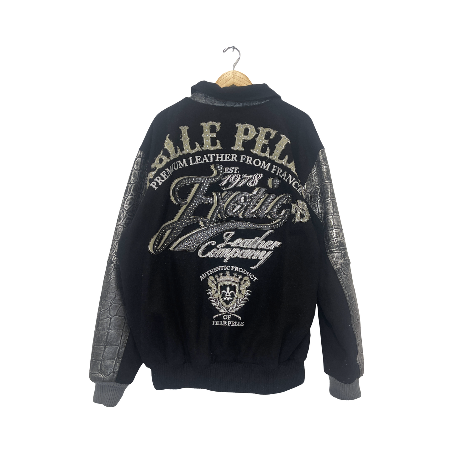Pelle Pelle Black/Chrome Jacket