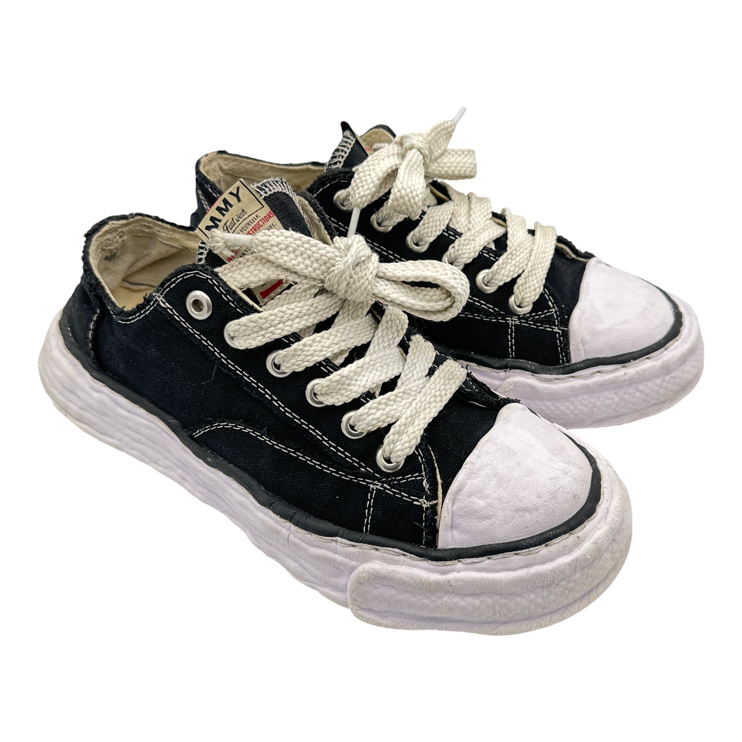 Maison Mihara Yasuhiro Peterson OG Sole Canvas Low Black