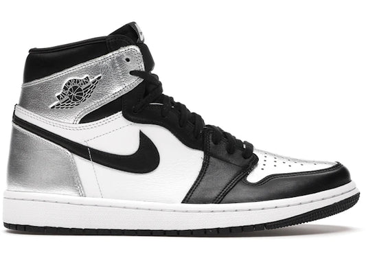 Jordan 1 Retro High Silver Toe (Women's) - Stylish and Iconic Sneakers