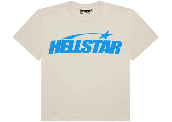 Hellstar Classic T-shirt (Gel Print) White/Blue
