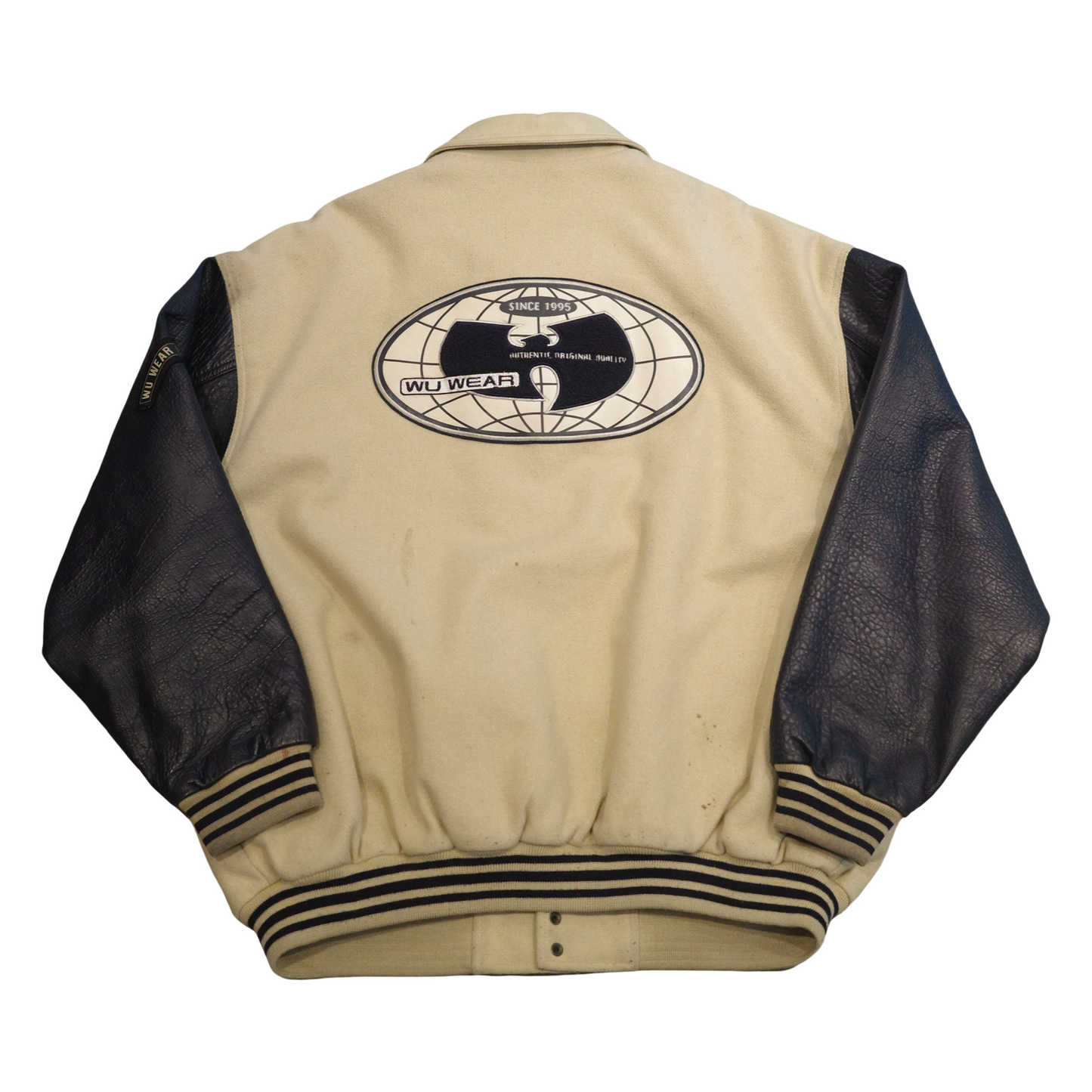 Wu Wear Vintage Letterman Leather Jacket