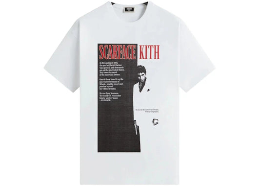 Kith x Scarface Film Poster Vintage Tee - White