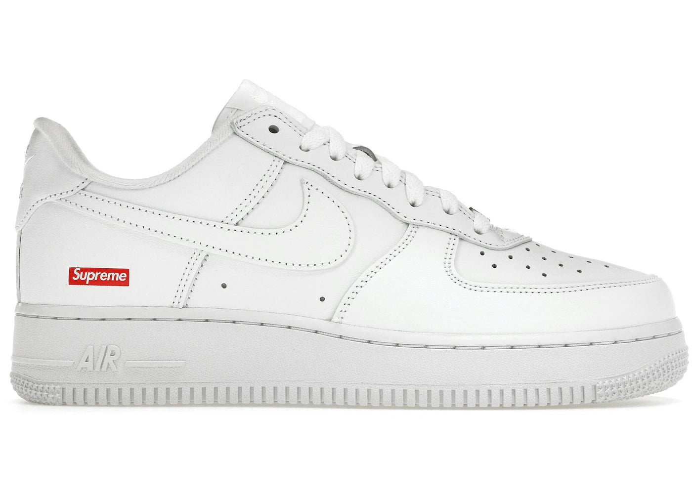 Nike Air Force 1 Low Supreme White - Iconic Streetwear Sneaker
