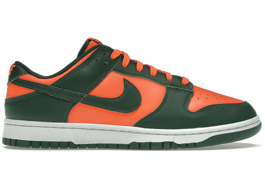 Nike Dunk Low Retro Miami Hurricanes - Stylish Basketball Sneakers