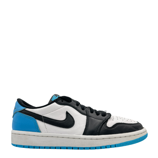 Jordan 1 Retro Low OG Black Dark Powder Blue (Women's)