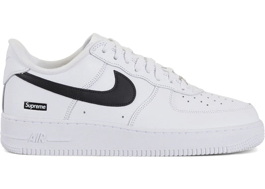 Nike Air Force 1 Low Supreme White Black - Classic Streetwear Sneakers