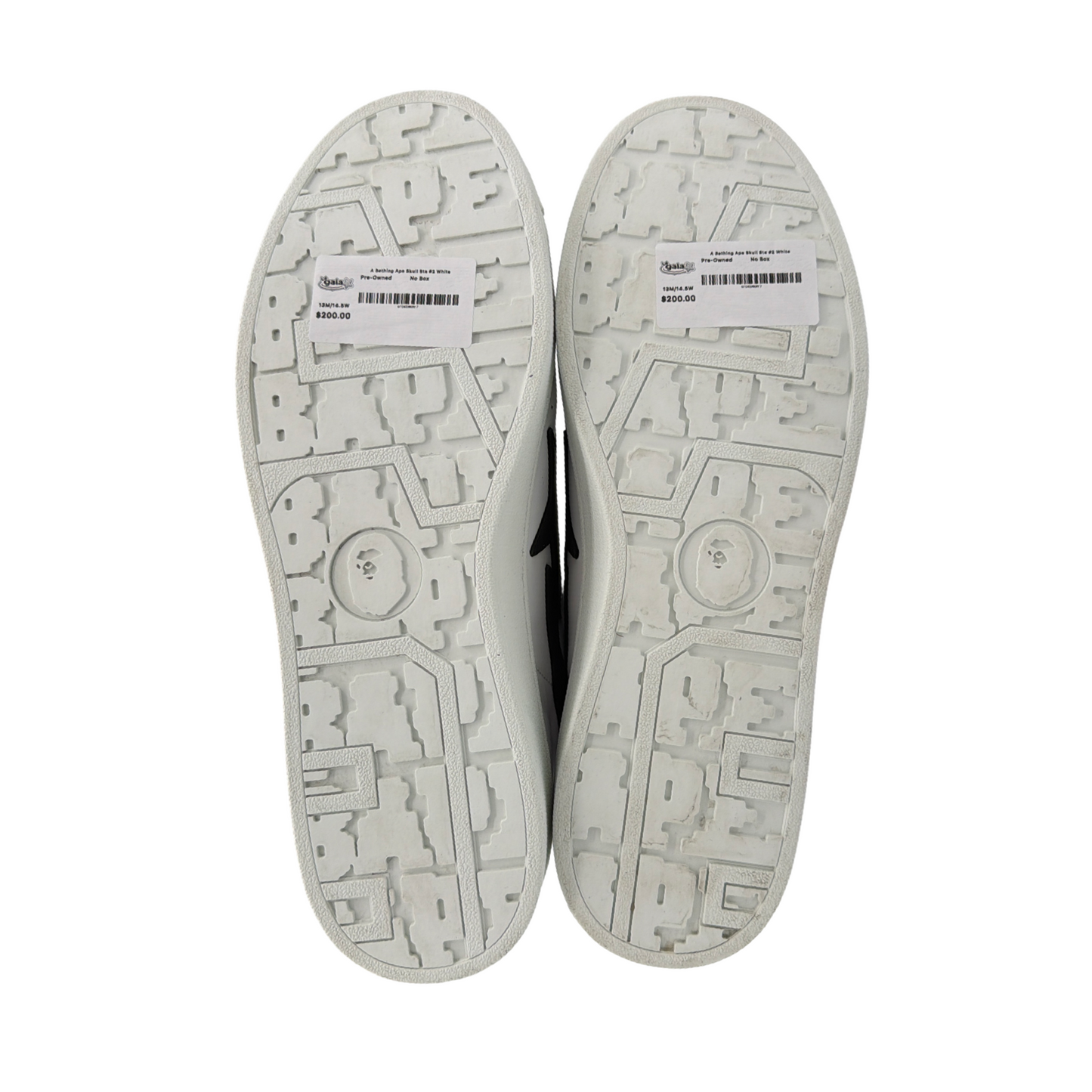 A Bathing Ape Skull Sta #2 White