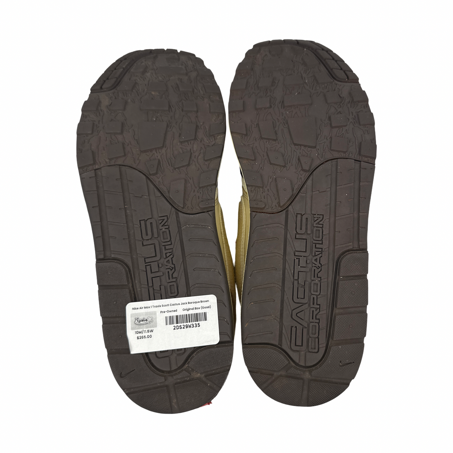 Nike Air Max 1 Travis Scott Cactus Jack Baroque Brown