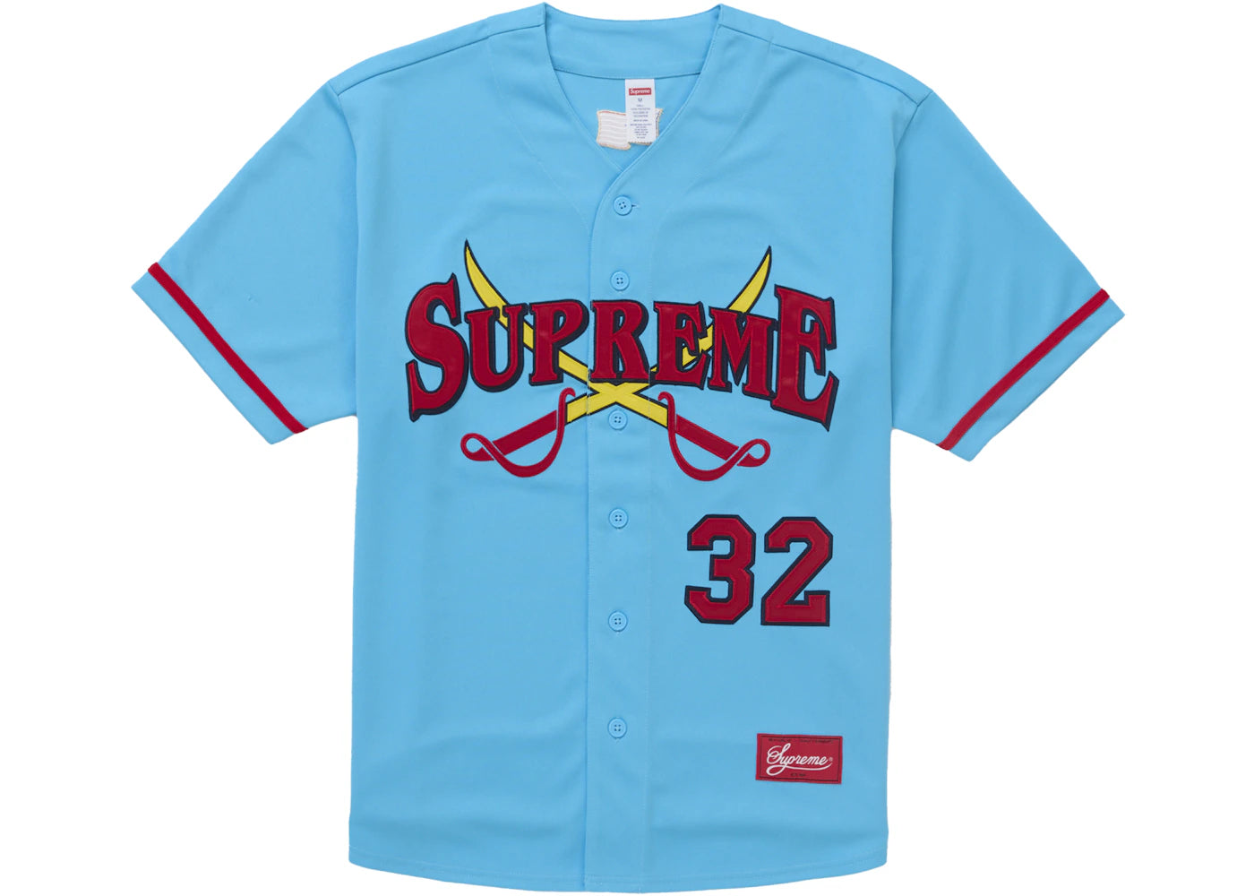 Supreme Swords Baseball Jersey Blue