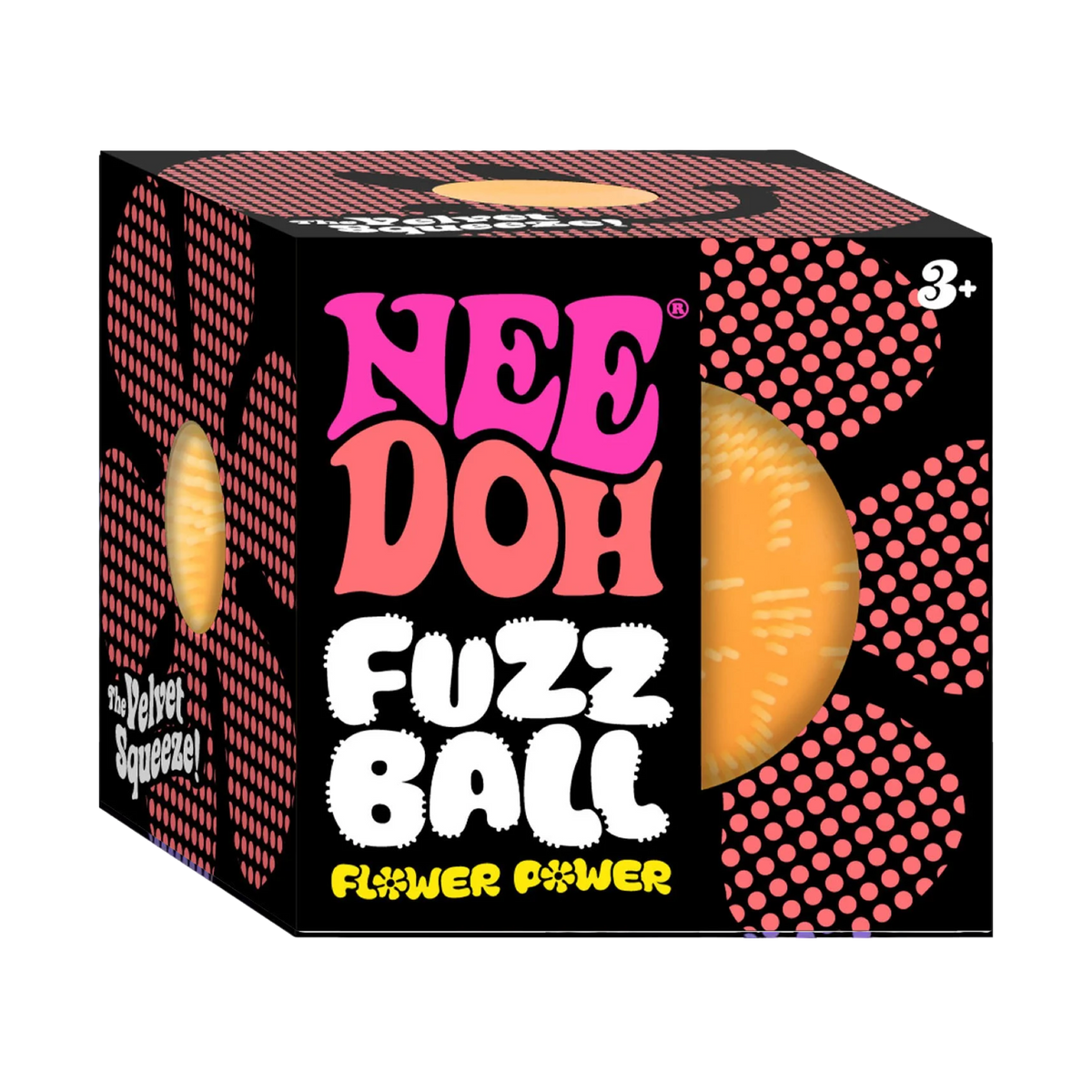 NeeDoh Flower Power Fuzz Ball Squishy Fidget Toy