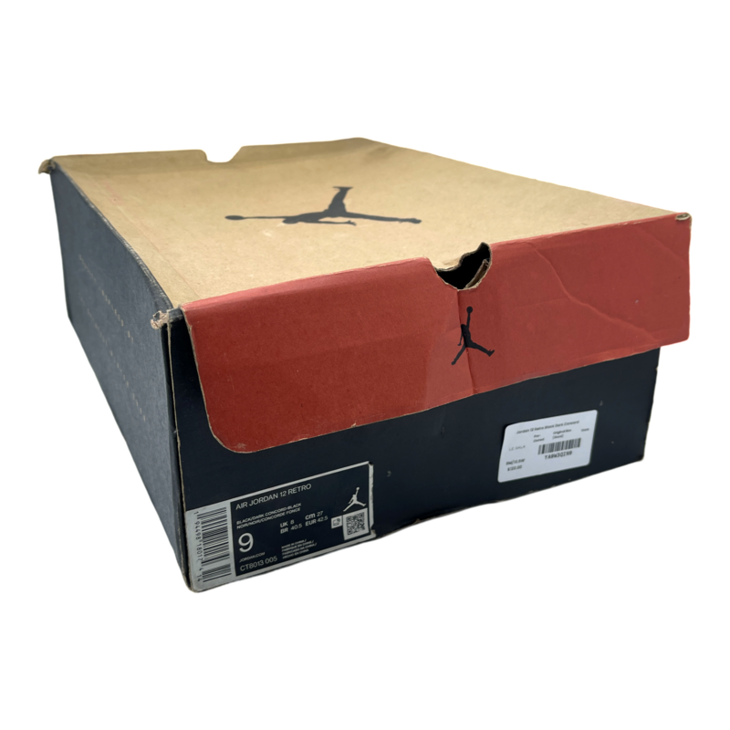 Jordan 12 Retro Black Dark Concord - Pre-Owned 9M/10.5W