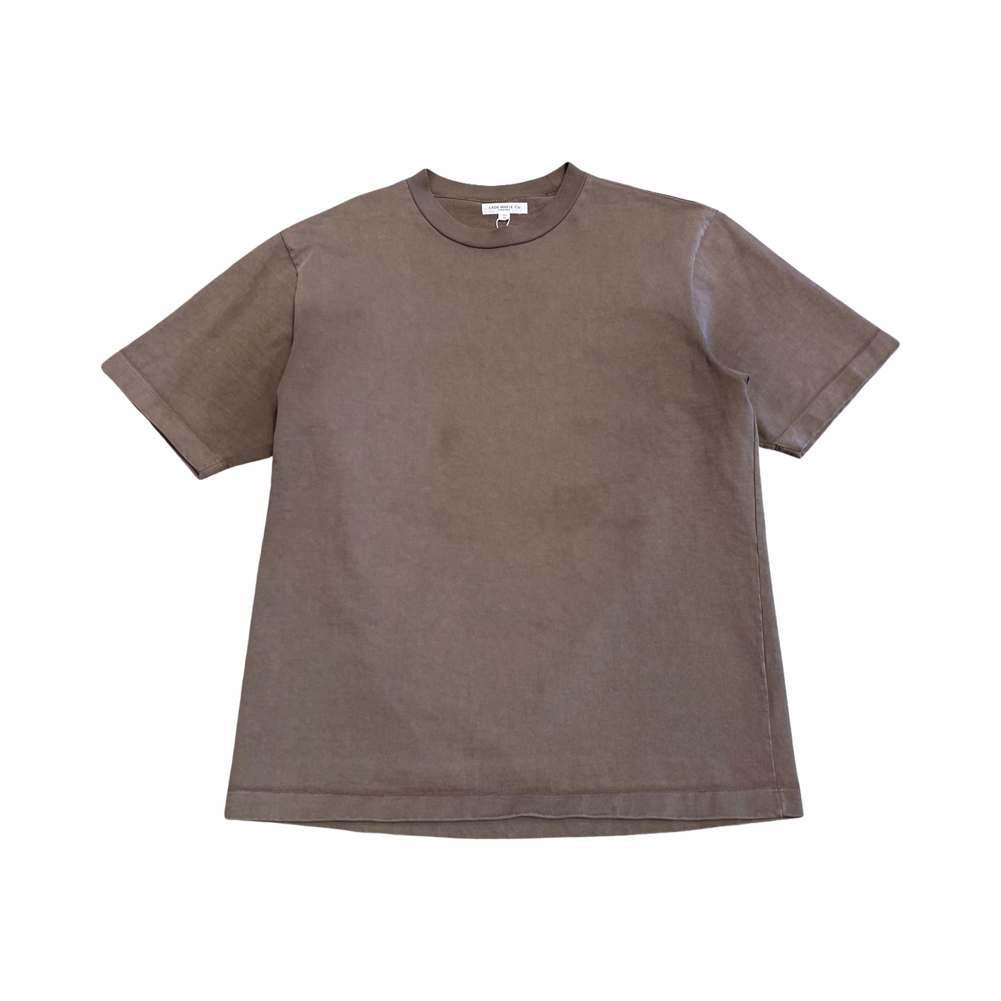 Brown Lady White Tee