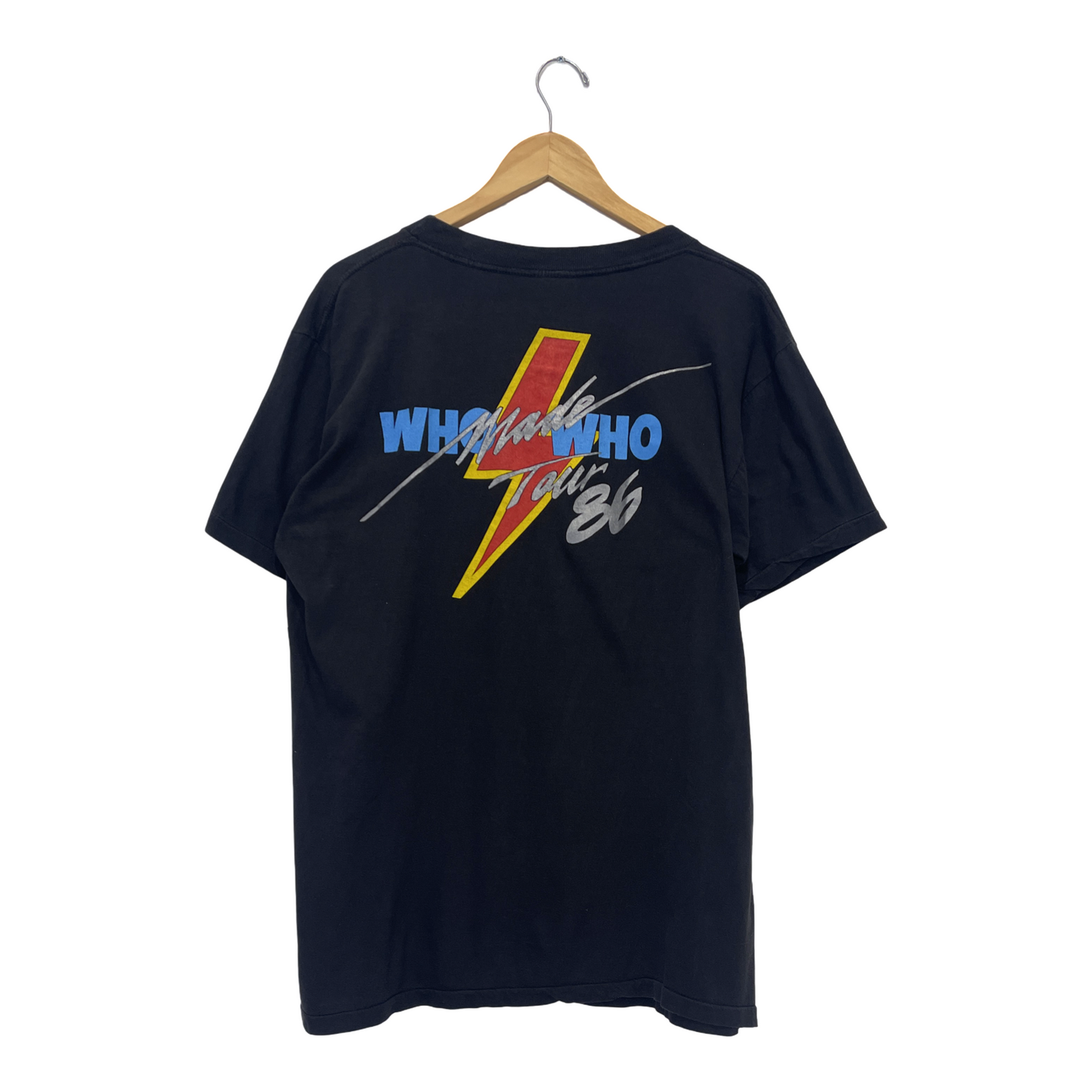 1986 ACDC Who Made Who Tour Tee