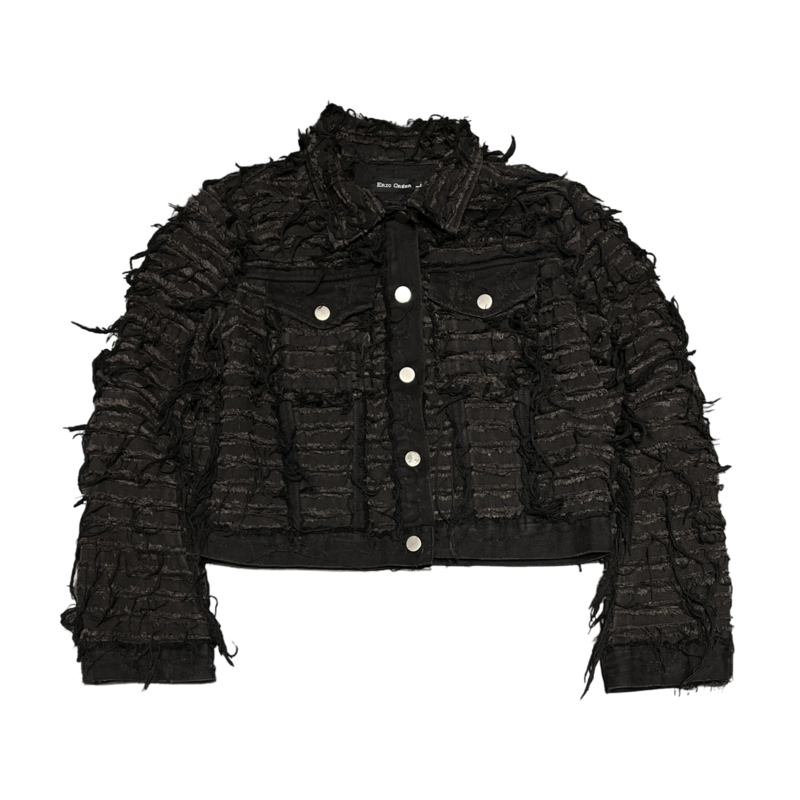 Eric Creer Distressed Striped Jacket