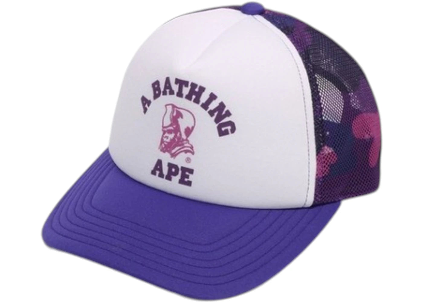 BAPE Color Camo General Mesh Cap Purple