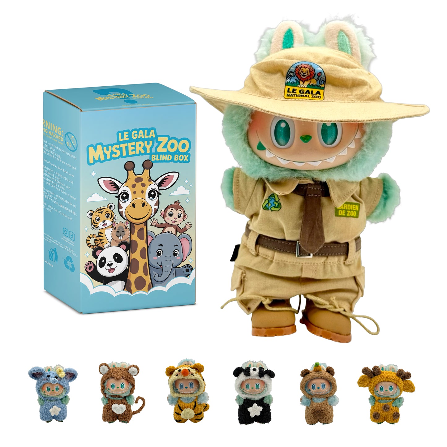 Le Gala Mystery Zoo Blind Box - Outfits For Tiny Figure