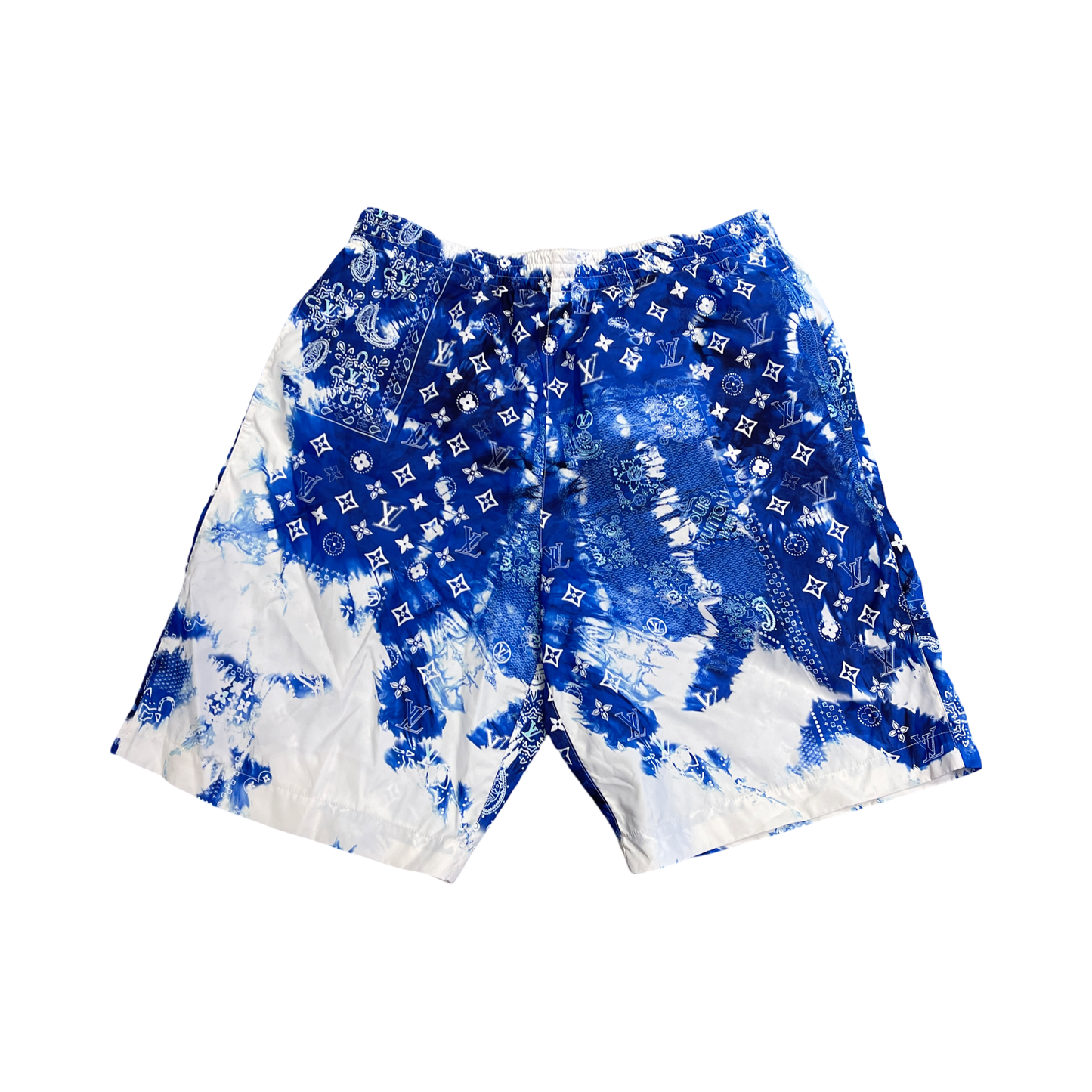 Louis Vuitton Paisley Bandana Shorts Blue