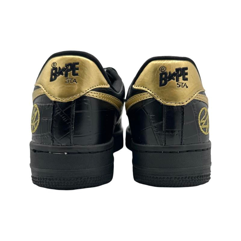 BAPE x 24k Bapesta Black Gold