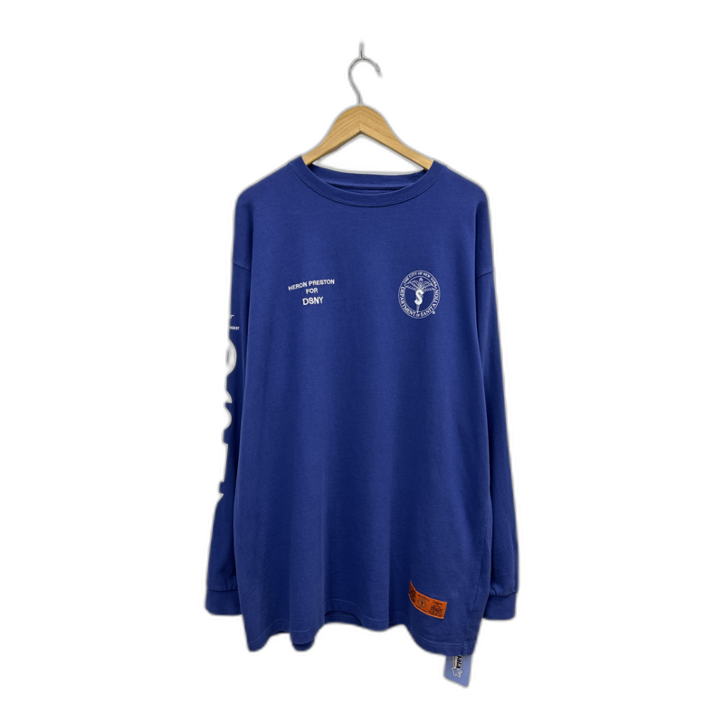 Heron Preston DSNY NYC Sanitation Uniform L/S Navy - Pre-Owned XL