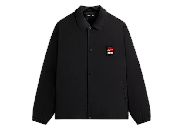 Kith x Marvel Comics Coaches Jacket Black - Limited Edition XL