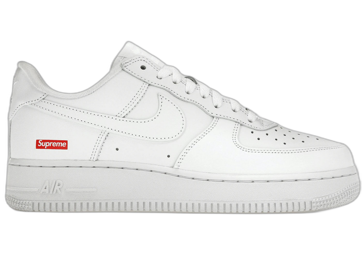 Nike Air Force 1 Low Supreme White - Iconic Streetwear Sneaker