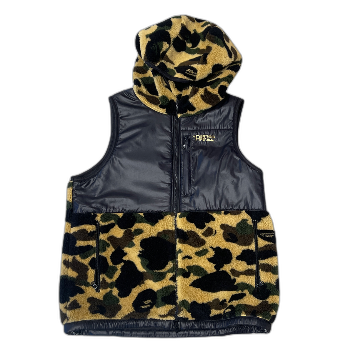 Bape Fleece Hooded Vest
