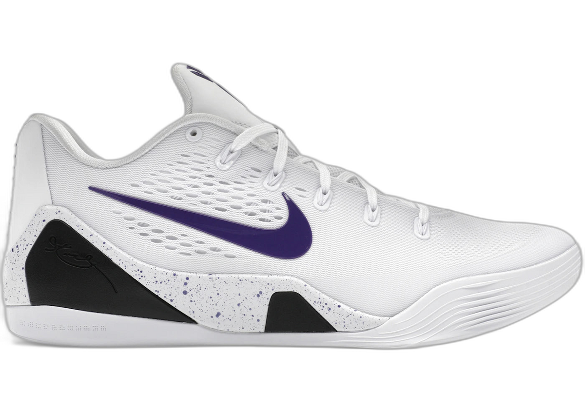 Nike Kobe 9 Elite Low EM Protro White Court Purple