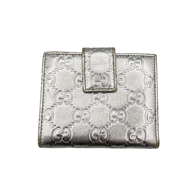 Gucci Vintage Silver Wallet