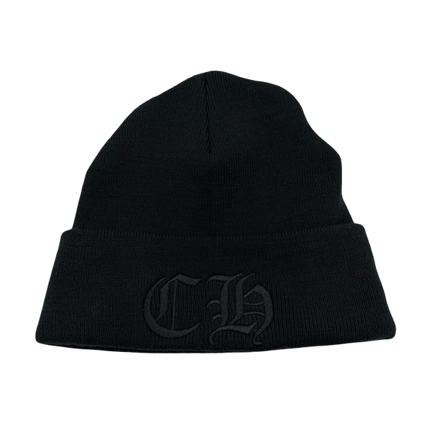 Chrome Hearts CH Logo Beanie Black/Black