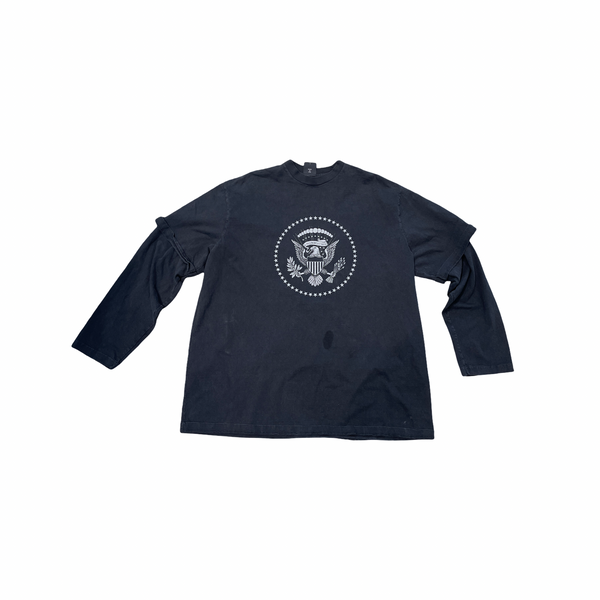 Kanye West 2024 2 Layer L/S T-shirt Black