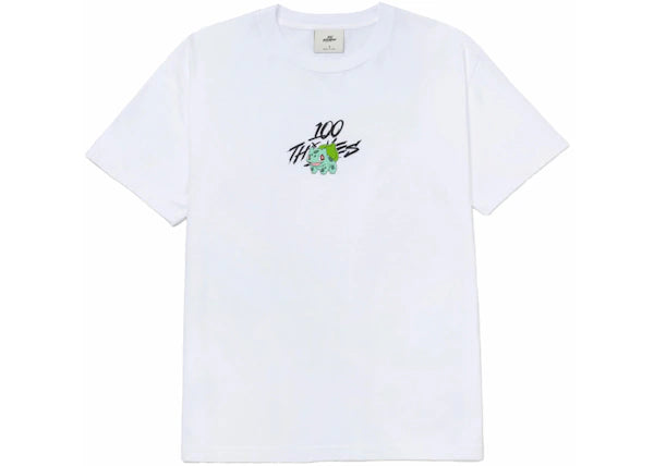 100 Thieves x Pokémon Bulbasaur Core T-shirt White