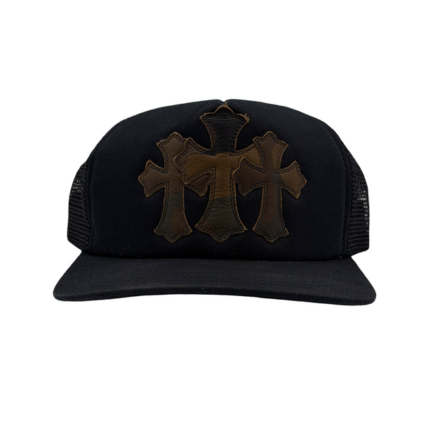 Chrome Hearts Cemetery Trucker Hat Camo/Black