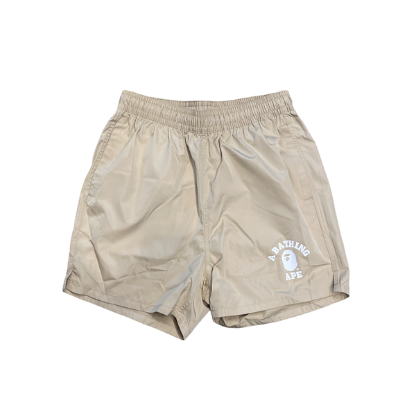 Bape Tan College Beach Shorts