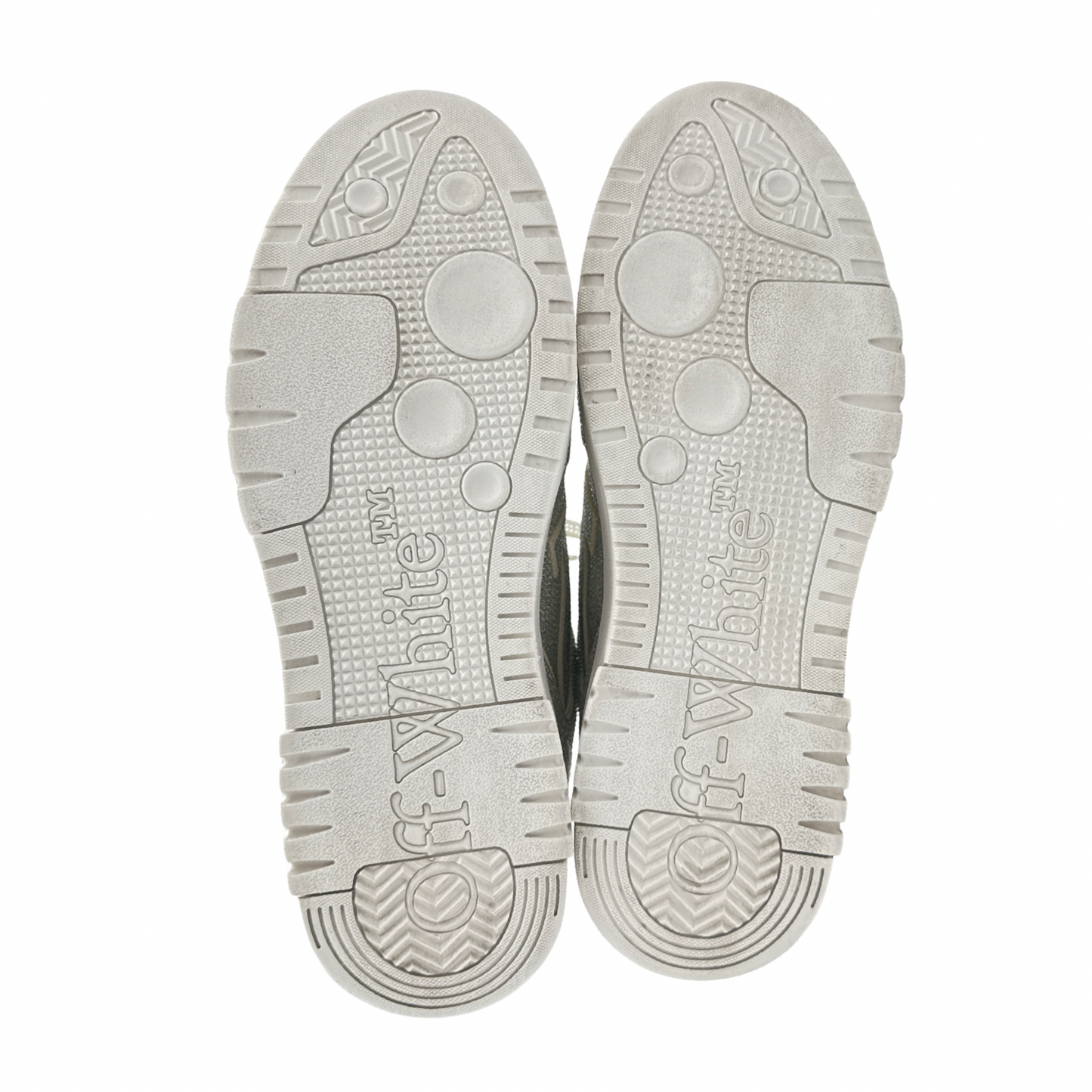 OFF-WHITE Out Of Office "OOO" Low Tops Strass White