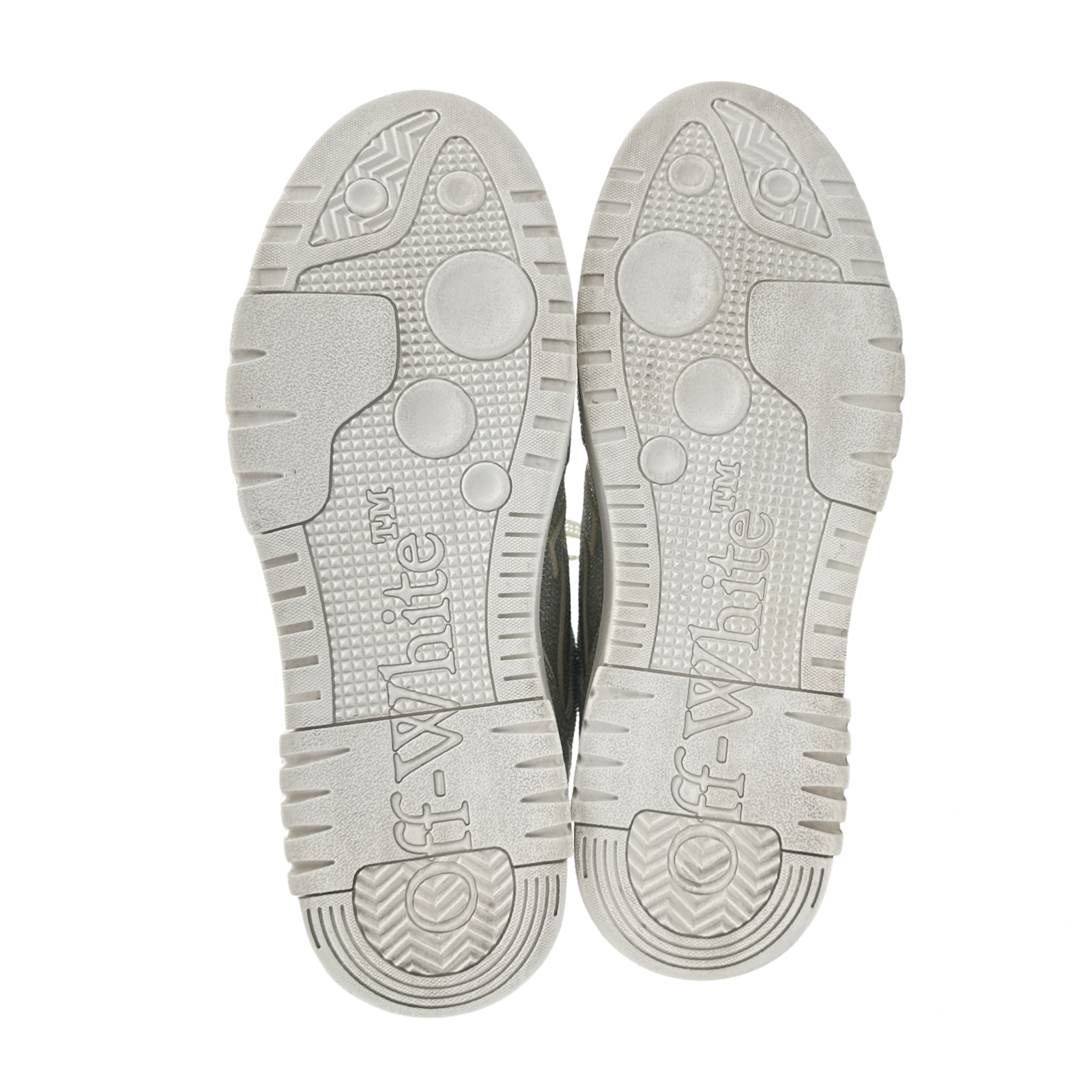 OFF-WHITE Out Of Office "OOO" Low Tops Strass White