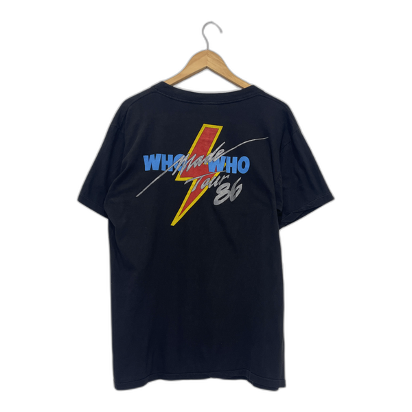 1986 ACDC Who Made Who Tour Tee
