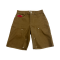 Commons Double Knee Canvas Short Brown