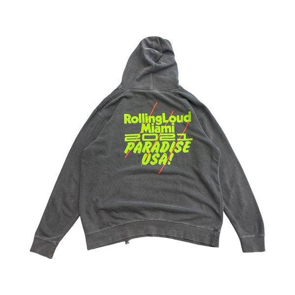 Rolling Loud 2021 Paradise USA Hoodie Grey