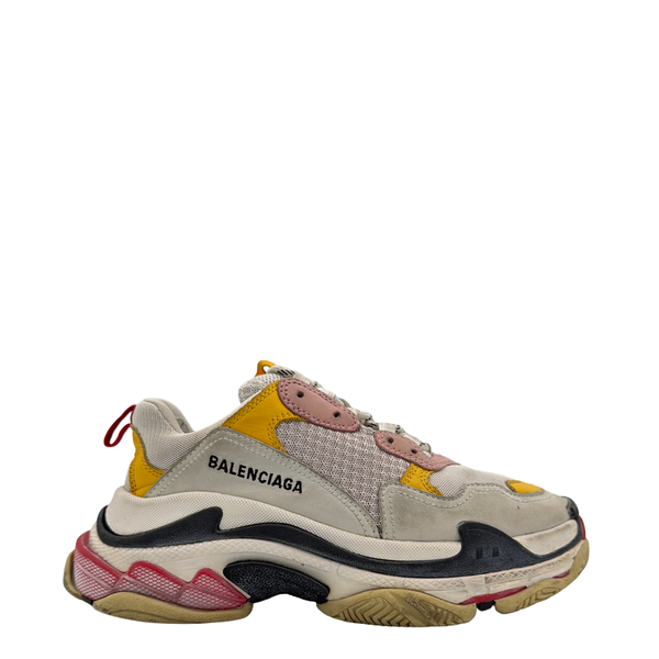 Balenciaga Triple S Yellow Pink