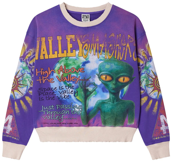 Vale Forever Space Alien Crewneck 'Purple'