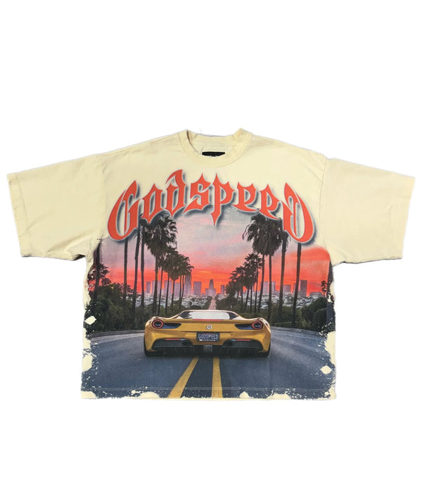Godspeed New York Sunset BLVD Tee
