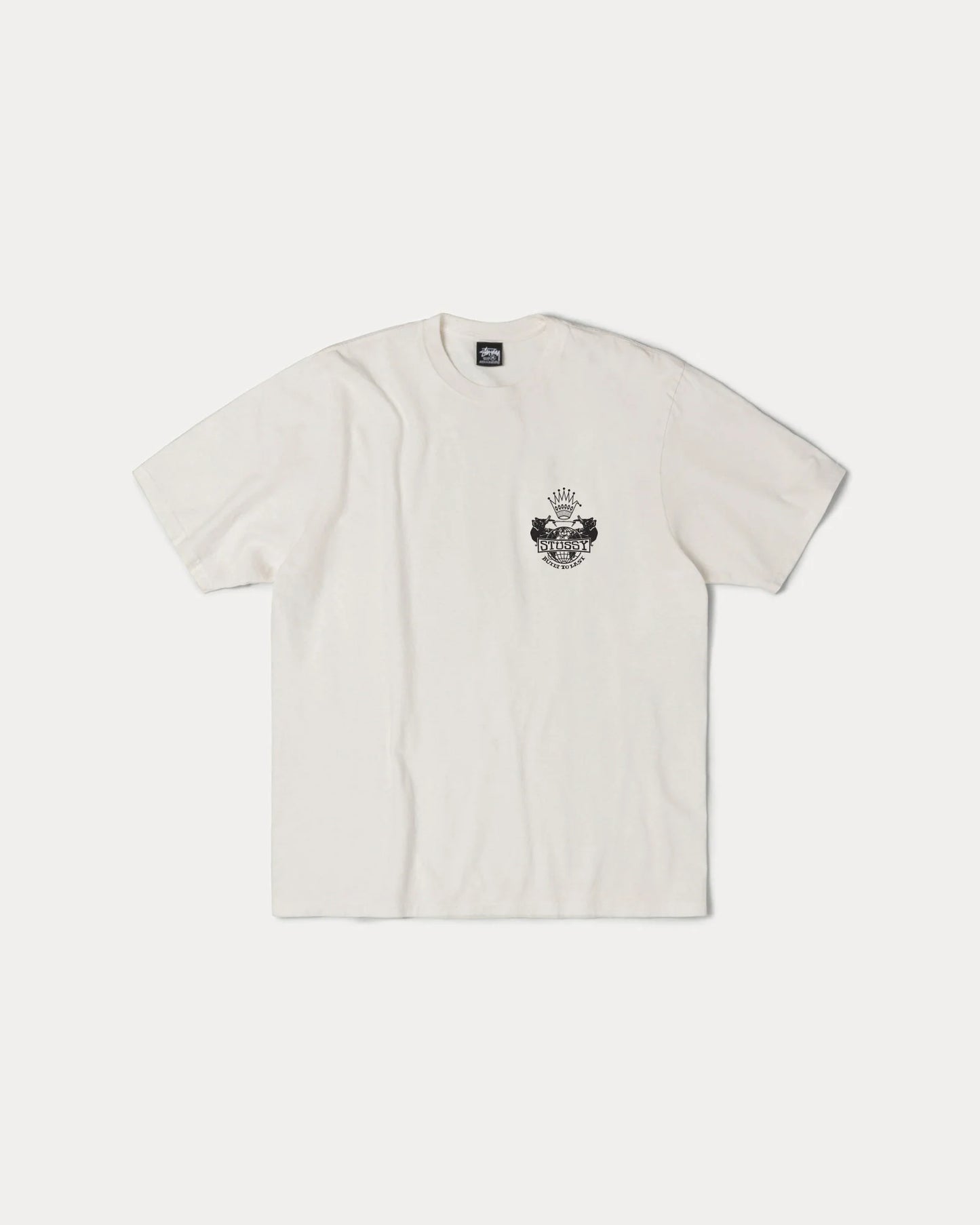 Stussy Built To Last Tee Pigment Dyed White